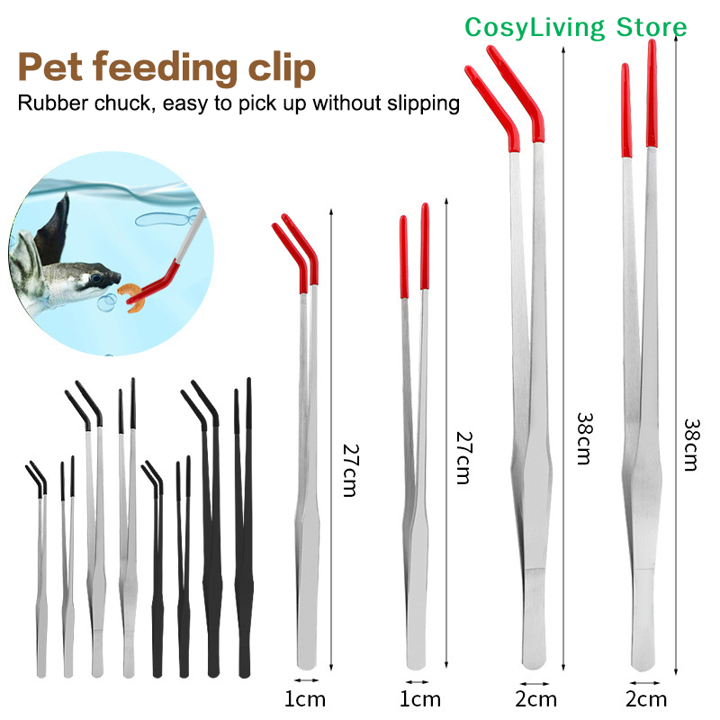 Reptile Feeding Tongs With Rub - Feeding Tong Stainless reseña y precio
