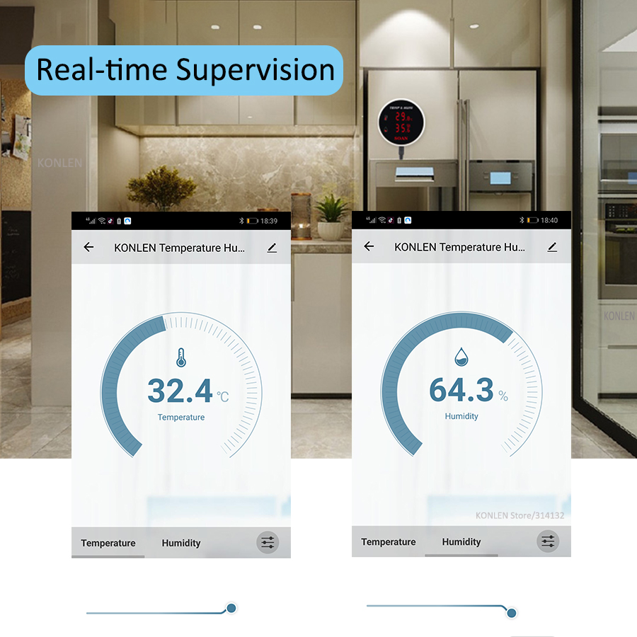Tuya WIFI Temperature Humidity - Digital Hygrometer Probe reseña y precio