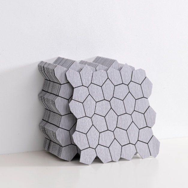 Minimalist Hexagonal Brushed S - Pvc Panel Background reseña y precio