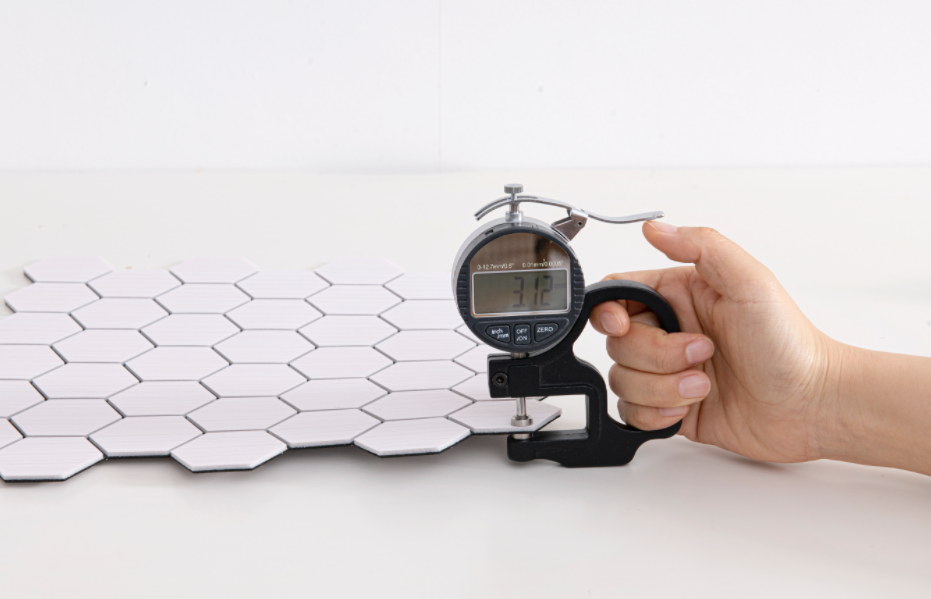 Minimalist Hexagonal Brushed S - Pvc Panel Background reseña y precio