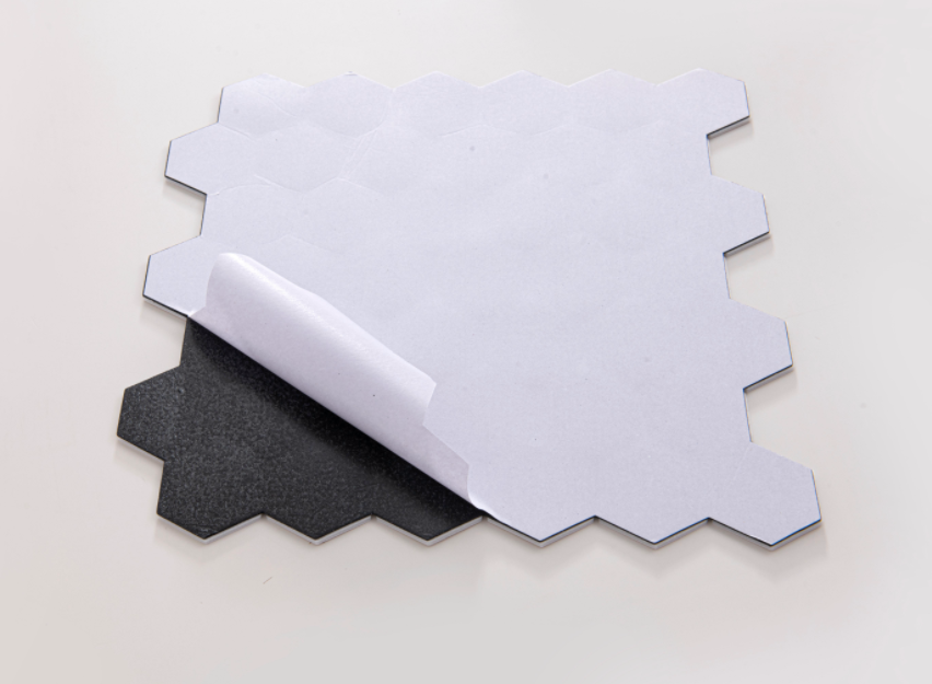 Minimalist Hexagonal Brushed S - Pvc Panel Background reseña y precio