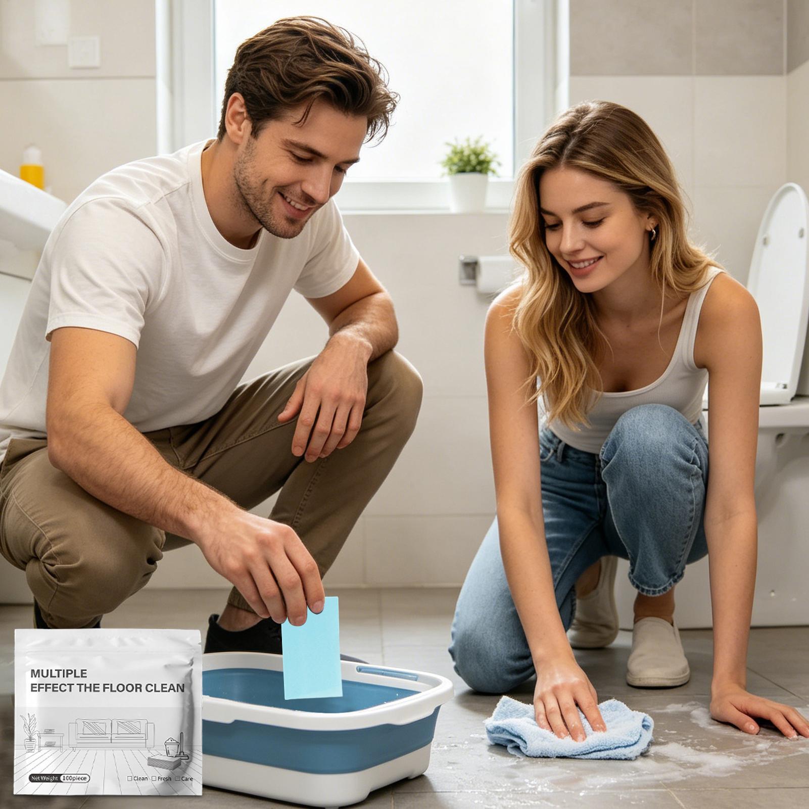 100Pcs/Box Floor Cleaner Conce - Ceramic Tile Floor reseña y precio