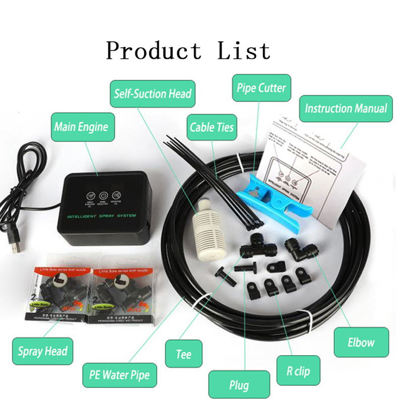 Intelligent Automatic Mist Spr - Terrarium Fogger Ultrasonic reseña y precio