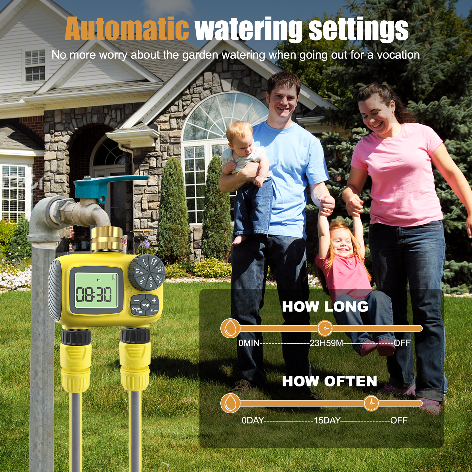 Insoma Smart Water Timer Dual  - Timer Dual Outlet reseña y precio