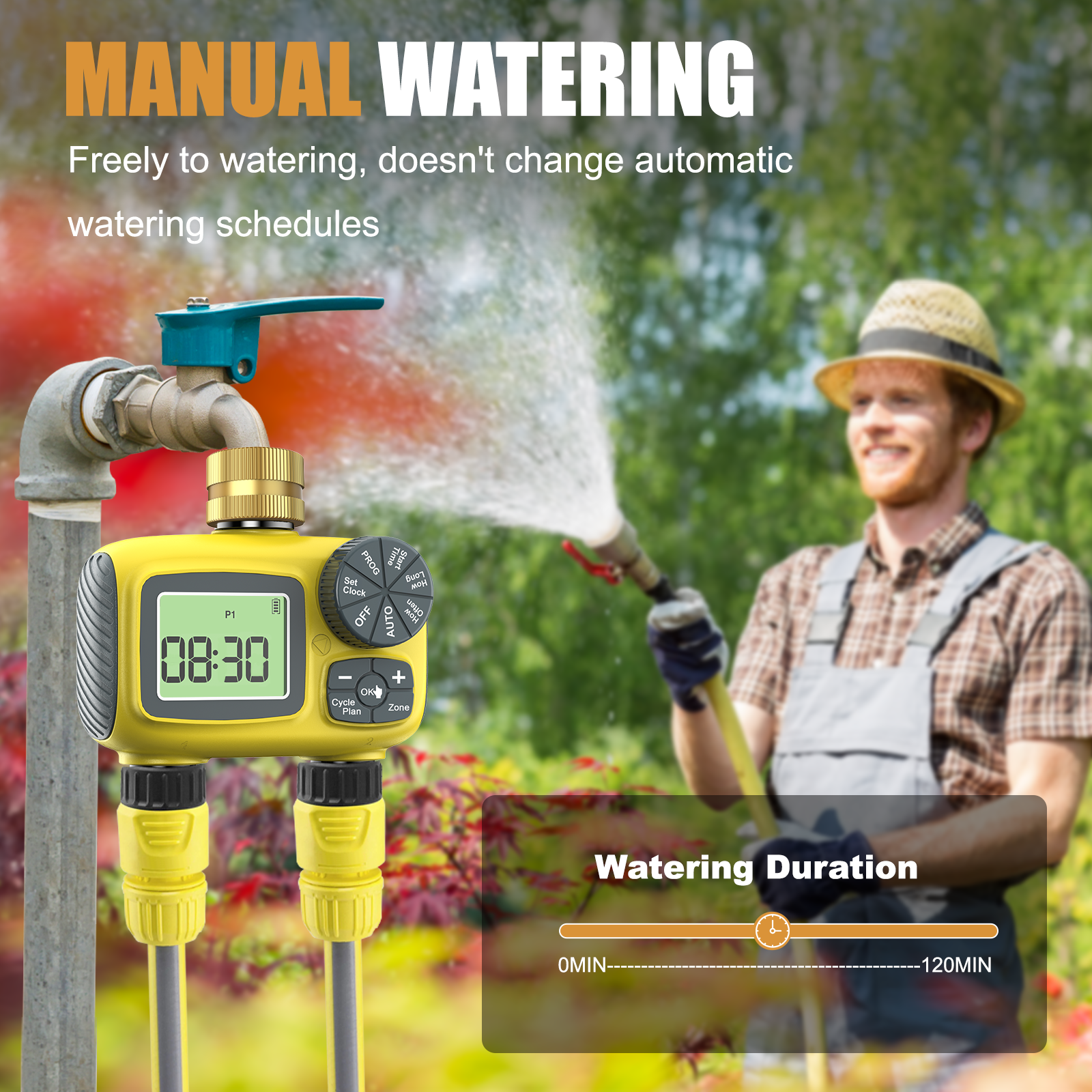 Insoma Smart Water Timer Dual  - Timer Dual Outlet reseña y precio