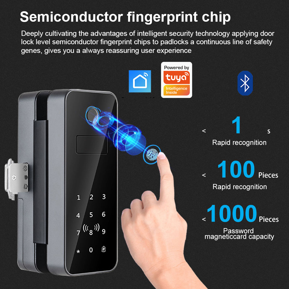 Intelligent Lock Glass Door Pa - Glass Door Hinge reseña y precio