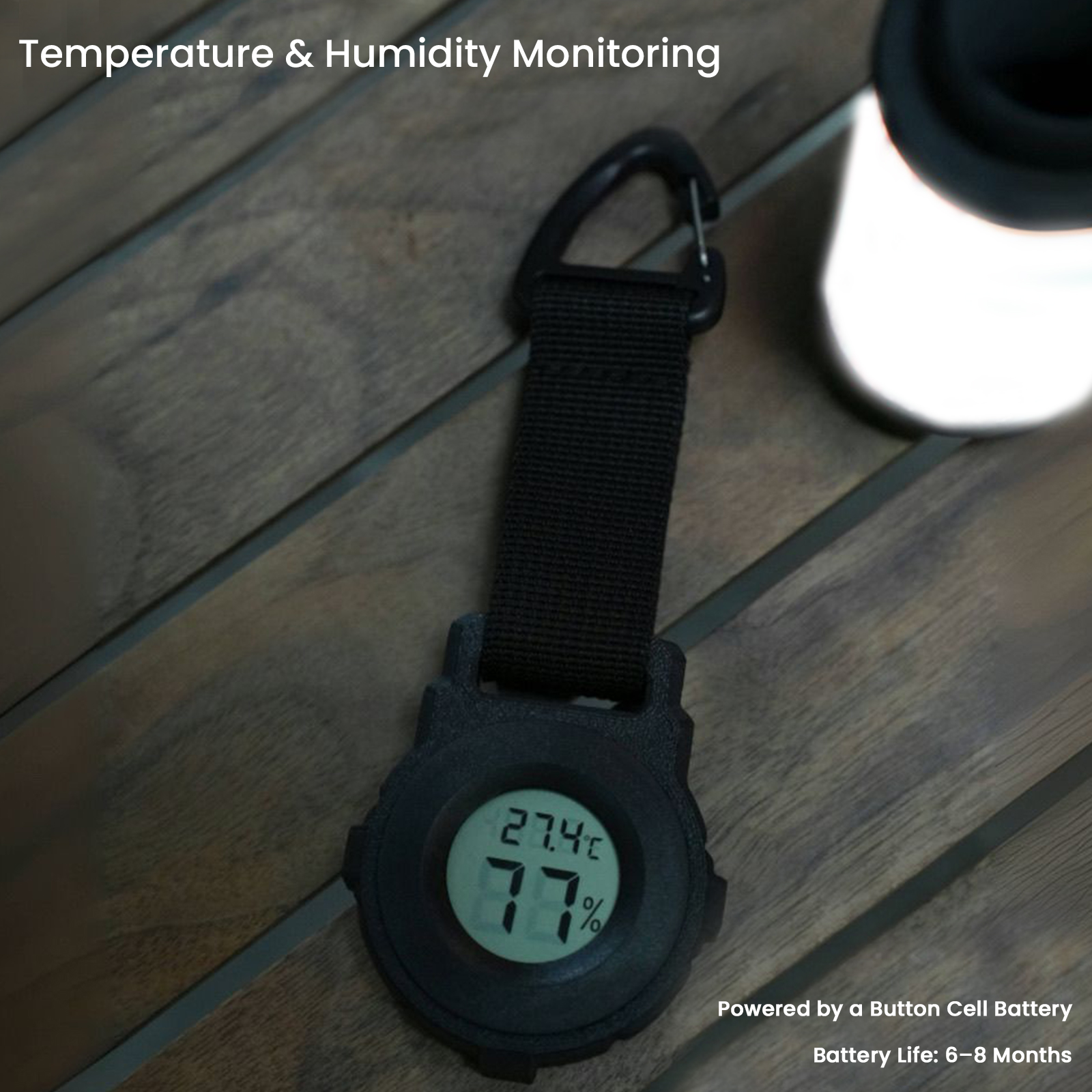 Room Thermometer with LCD Disp - Digital Hygrometer Probe reseña y precio