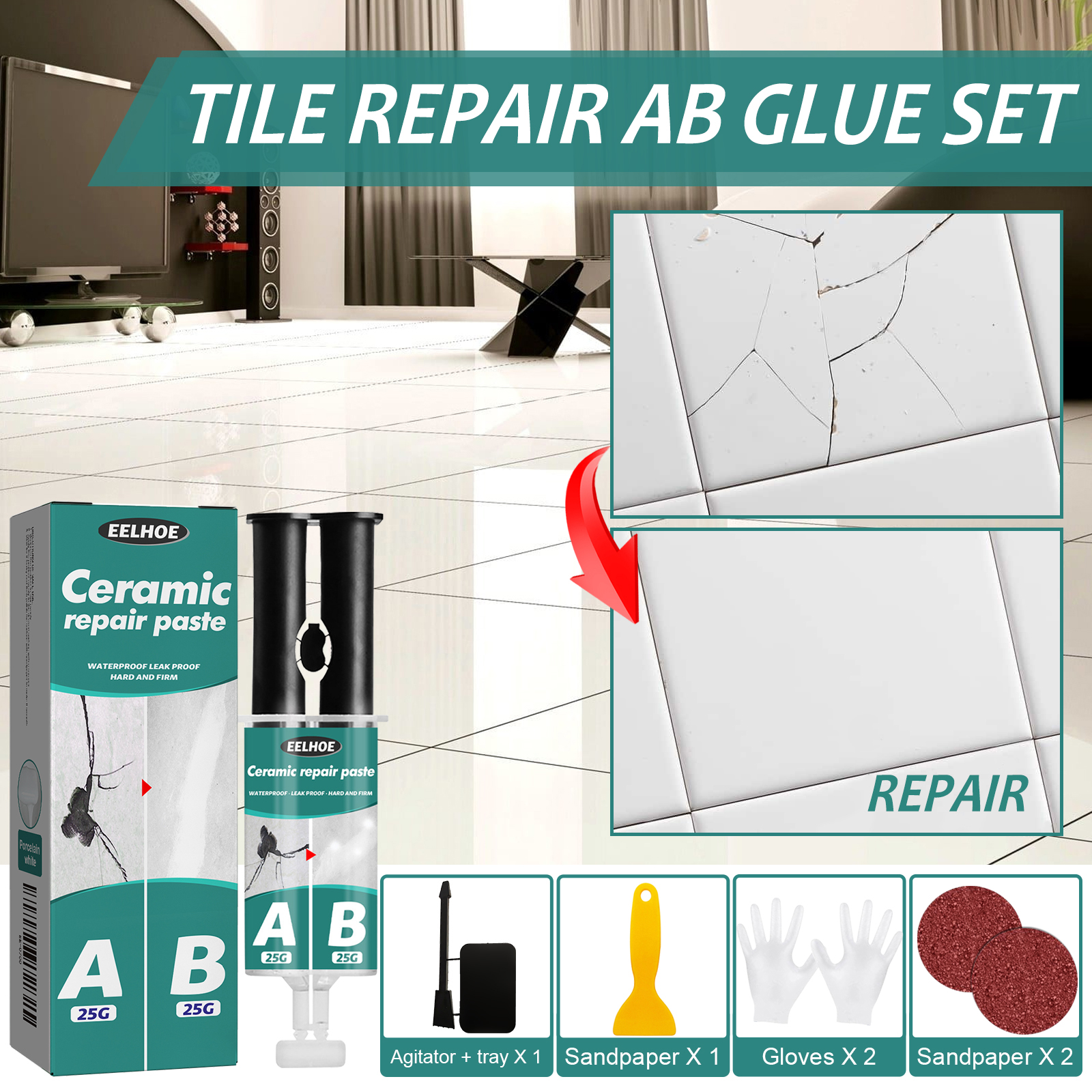 Professional Tile Marble Repai - Ceramic Tile Floor reseña y precio