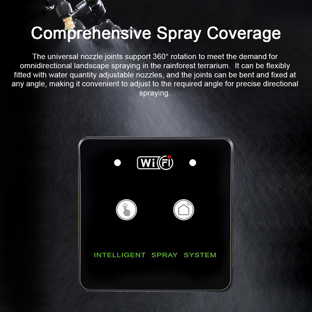 360° Rotatable Wifi Rainforest - Terrarium Fogger Ultrasonic reseña y precio