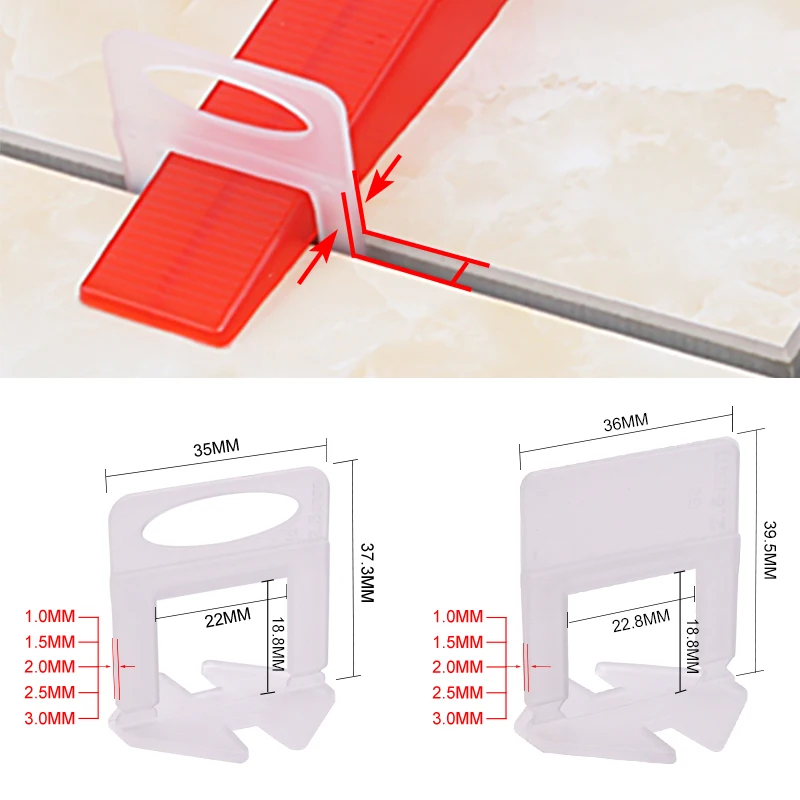 100pcs 1/1.5/2/2.5/3mm Ceramic - Ceramic Tile Floor reseña y precio
