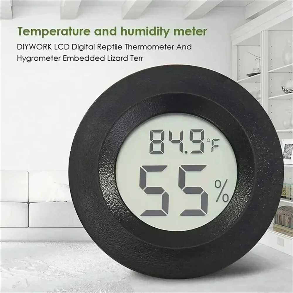 Mini Round Digital Thermometer - Digital Hygrometer Probe reseña y precio