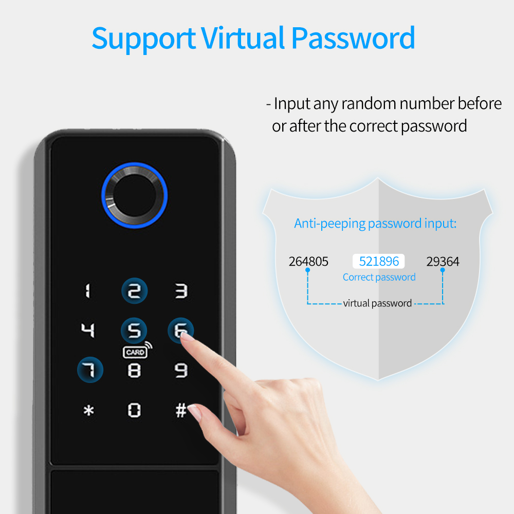 IP65 Waterproof TTLock Fingerp - Glass Door Hinge reseña y precio