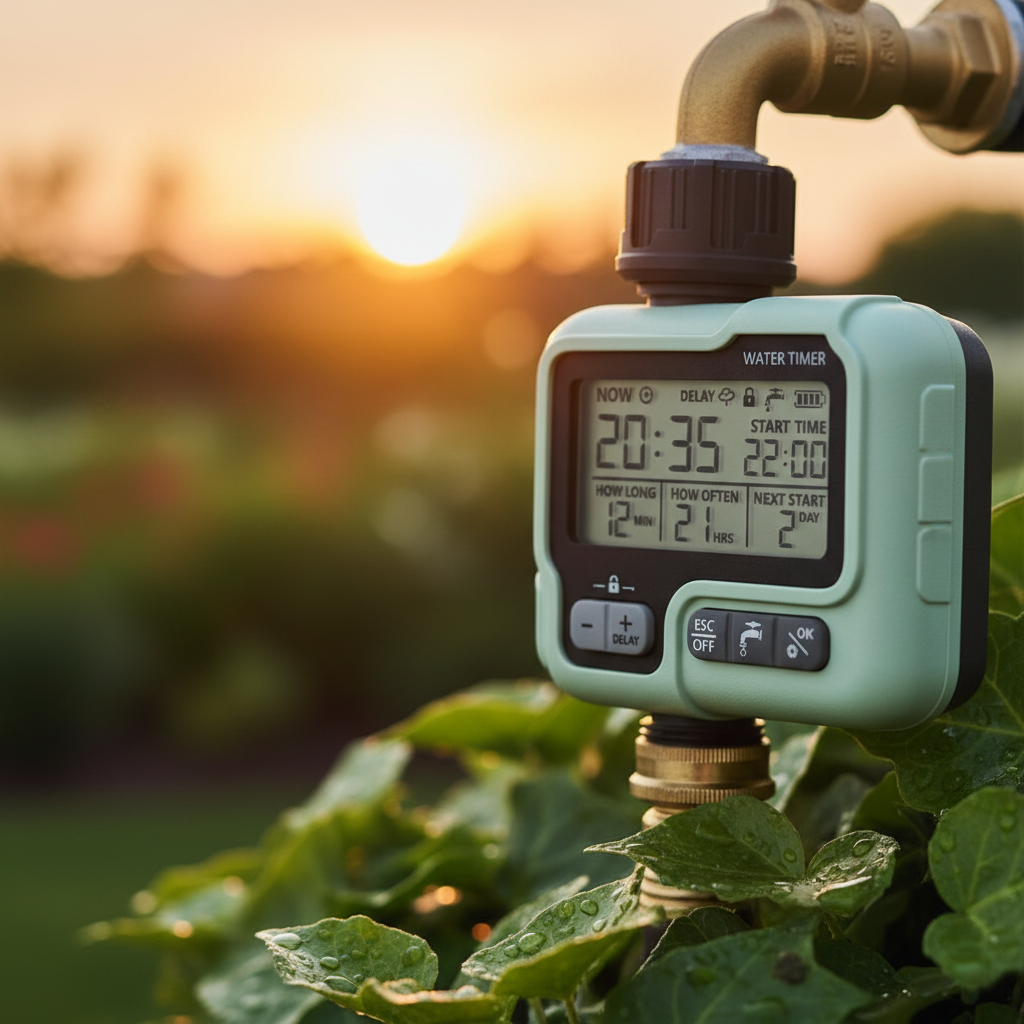 Watering System Dual Outlets A - Timer Dual Outlet reseña y precio