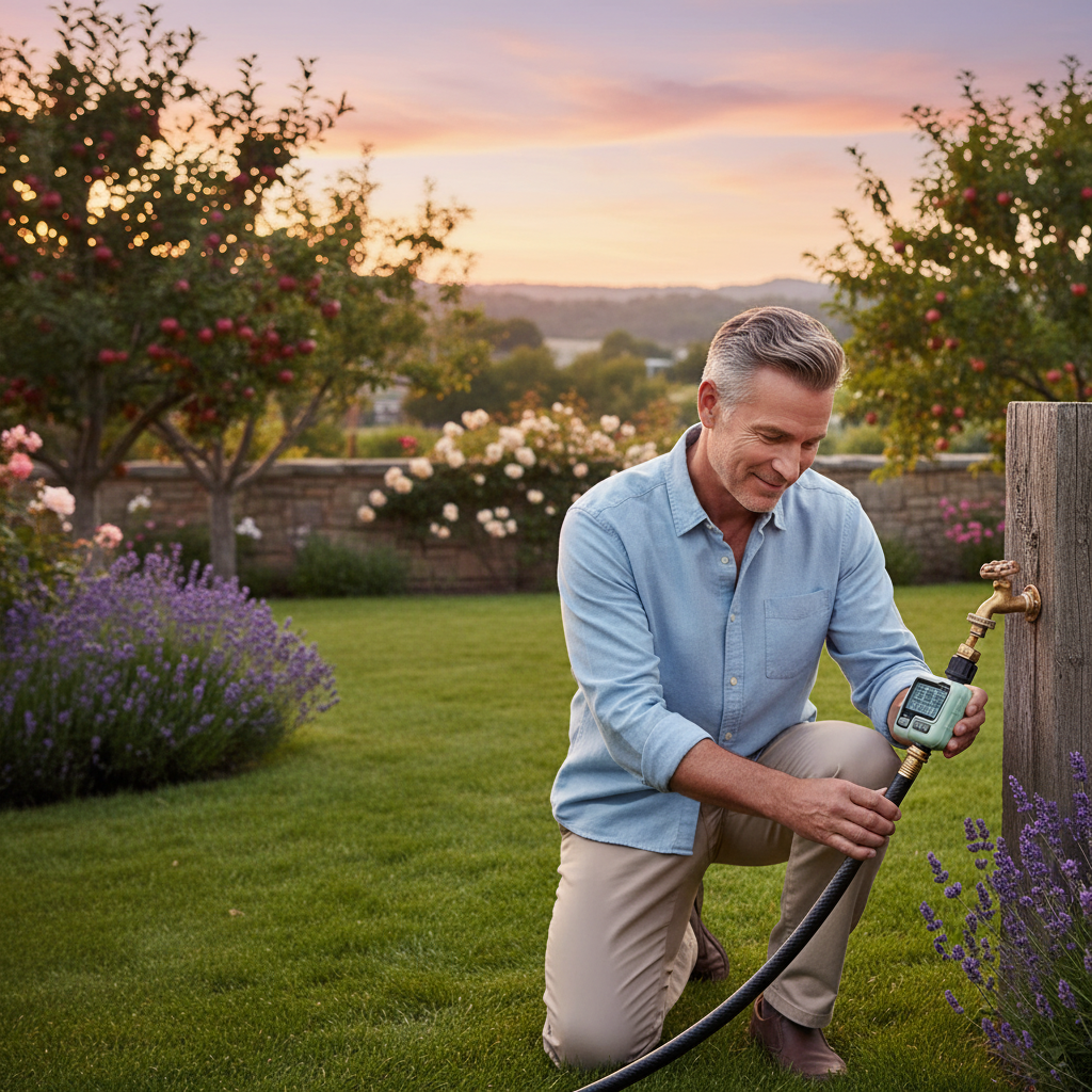Watering System Dual Outlets A - Timer Dual Outlet reseña y precio