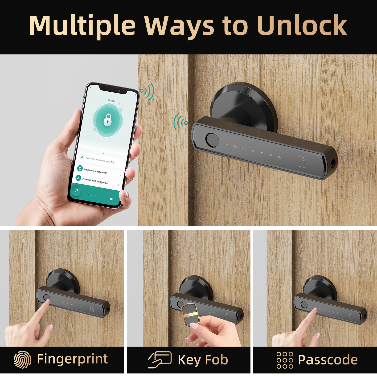 Viladepot Handle Shaped Smart  - Glass Door Hinge reseña y precio