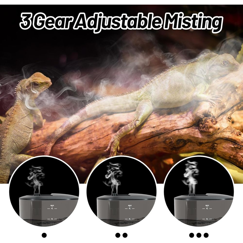 Large 4L Reptile Enclosure wit - Misting Nozzle Reptile reseña y precio