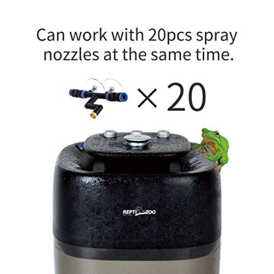 Reptile terrarium humidifier:  - Misting Nozzle Reptile reseña y precio
