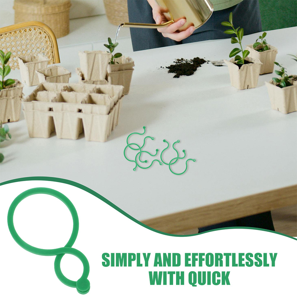 200Pcs Garden Plant Stem Clips - Vine Climbing Plastic reseña y precio