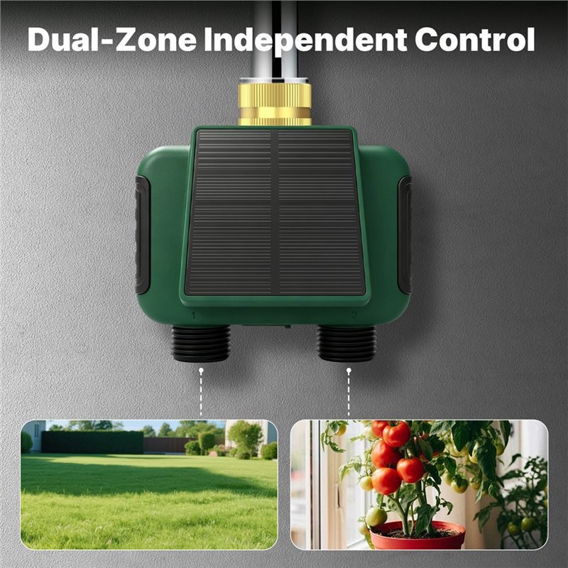 A25F-Tuya Wifi Smart Solar Dua - Timer Dual Outlet reseña y precio