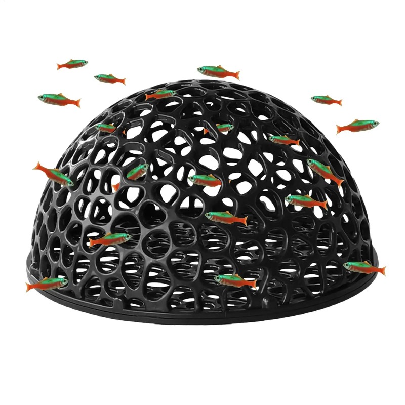 Mini Porous Ceramic Shrimp Cav - Hide Cave Ceramic reseña y precio