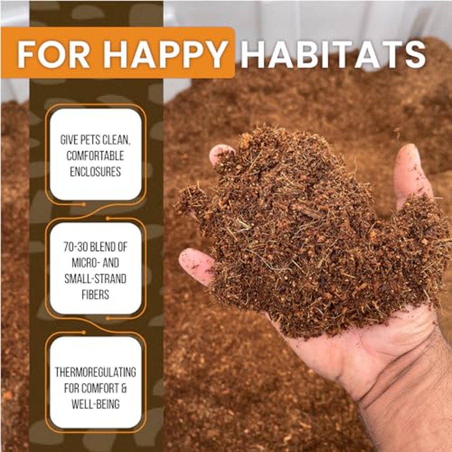 Bioactive terrarium bedding fo - Substrate Coconut Fiber reseña y precio