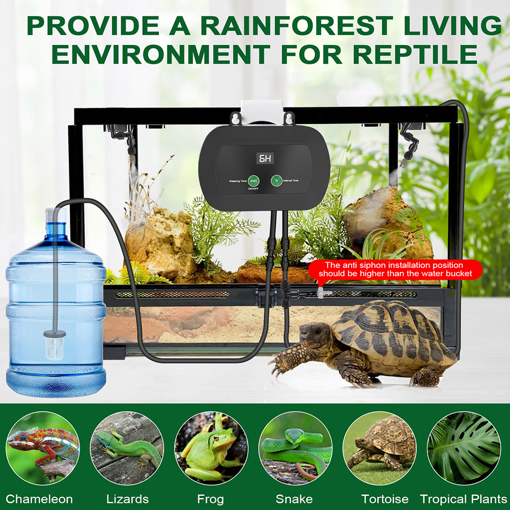 Automatic Reptile Mist Sprinkl - Misting Nozzle Reptile reseña y precio