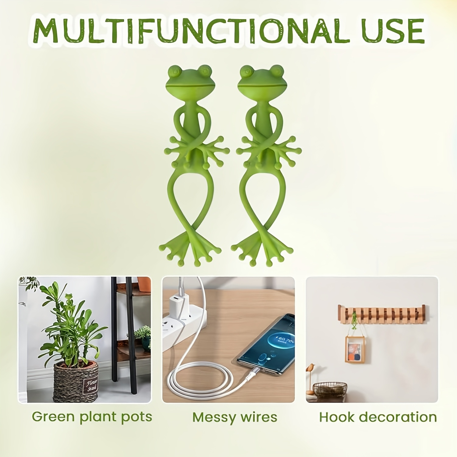 Creative Green Frog Plant Fixi - Vine Climbing Plastic reseña y precio