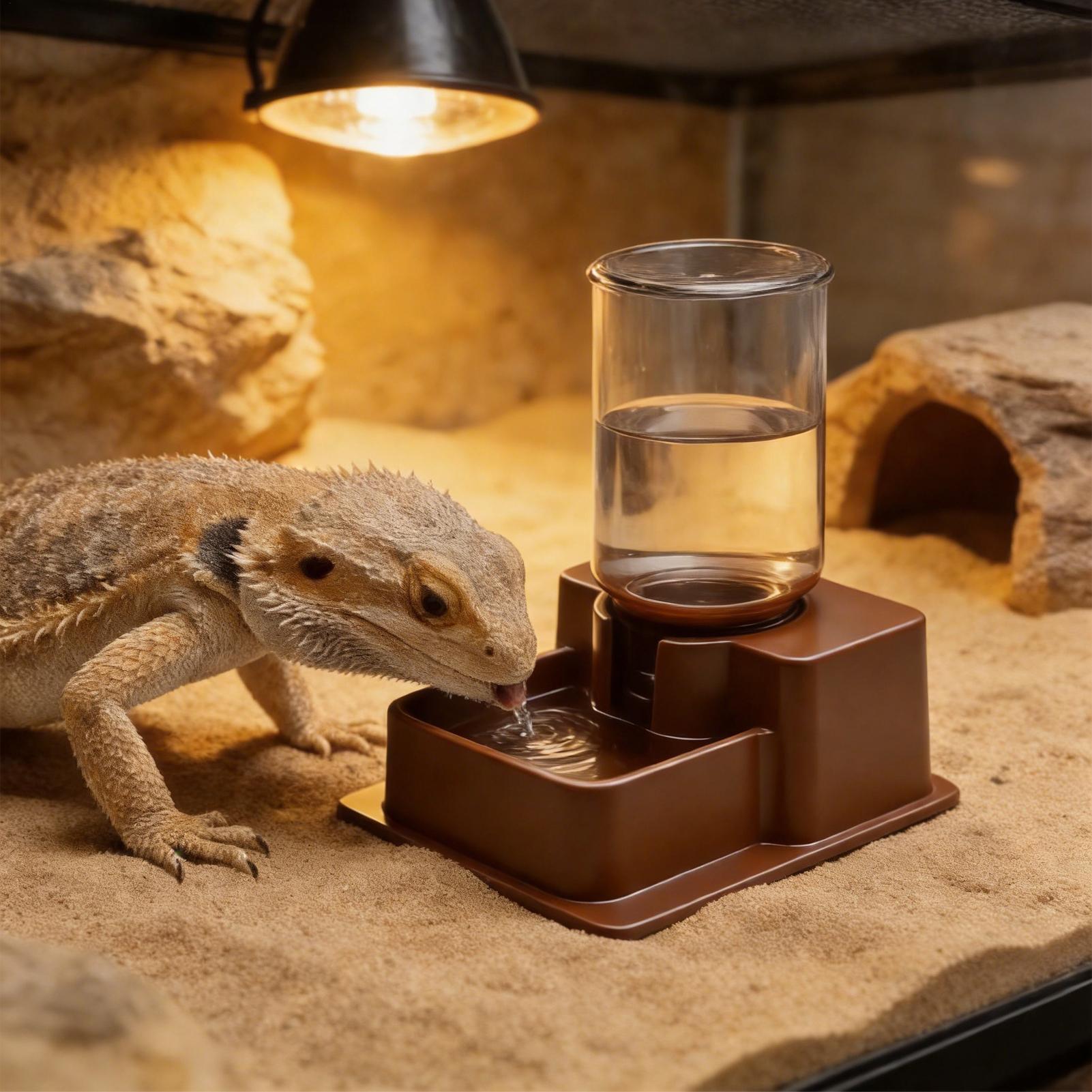 Automatic Reptile Water Dish R - Water Dish Reptile reseña y precio