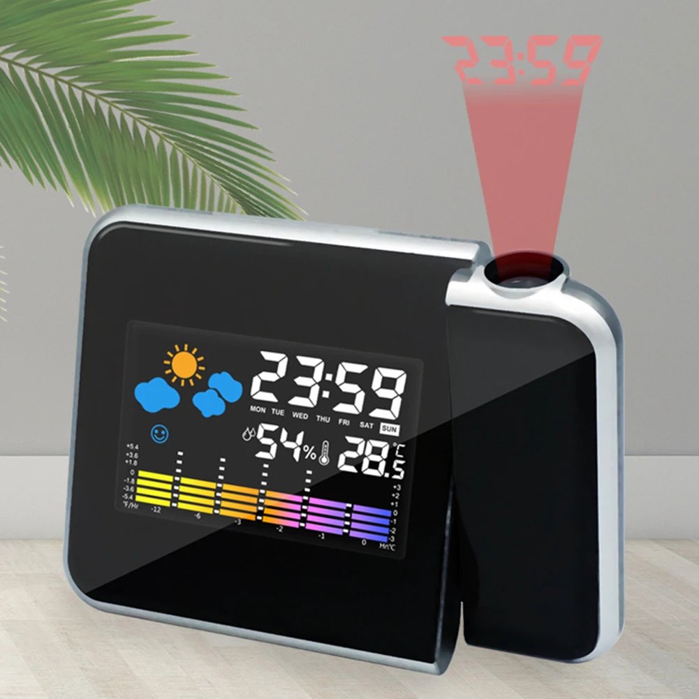 Projection Clock Digital LED P - Digital Hygrometer Probe reseña y precio