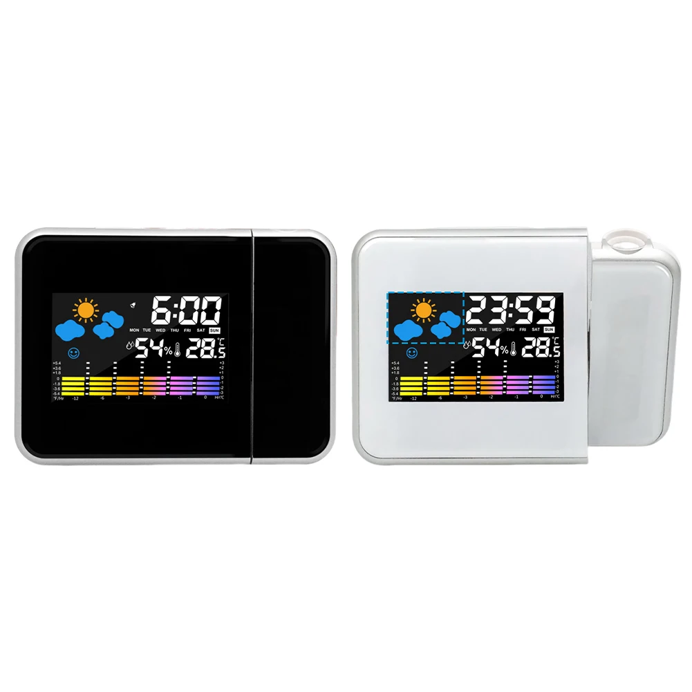 Projection Clock Digital LED P - Digital Hygrometer Probe reseña y precio
