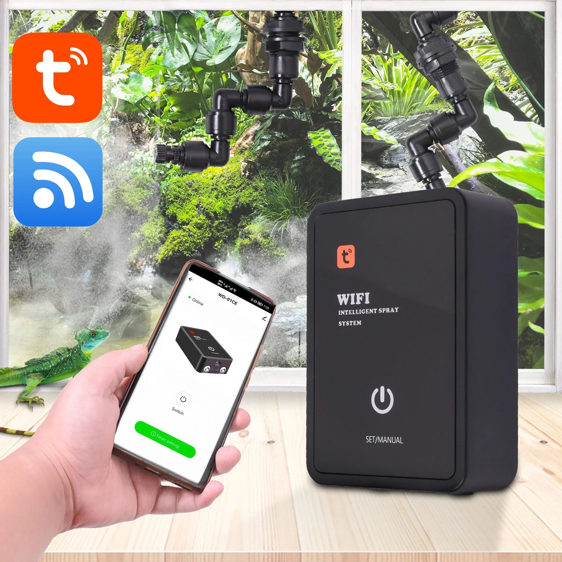 Intelligent Reptile Fogger Ter - Terrarium Fogger Ultrasonic reseña y precio