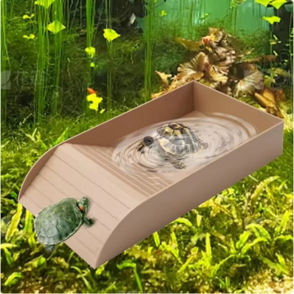 Turtle Bathing Pool Feeding Di - Water Dish Reptile reseña y precio