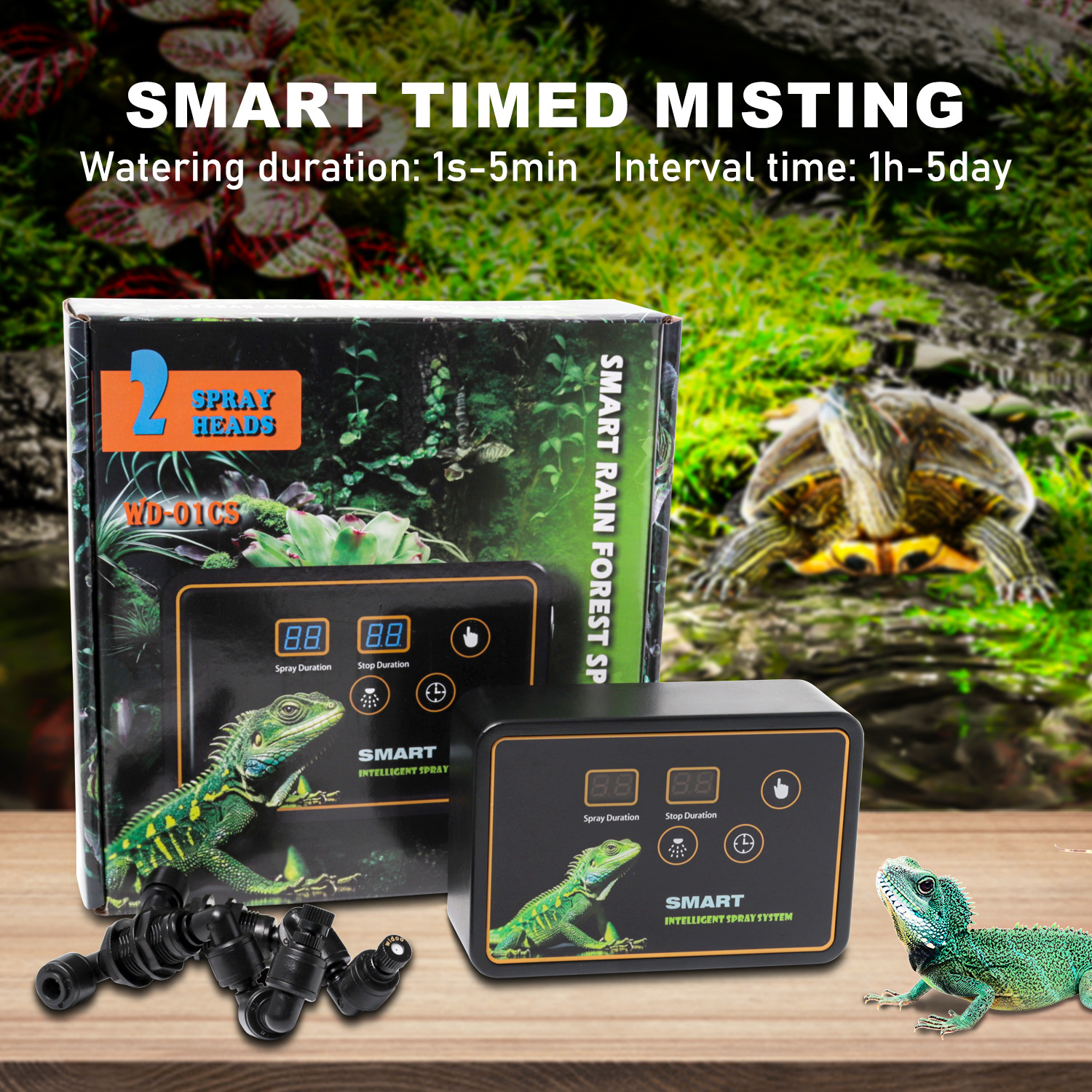 Automatic Reptile Spray System - Terrarium Fogger Ultrasonic reseña y precio