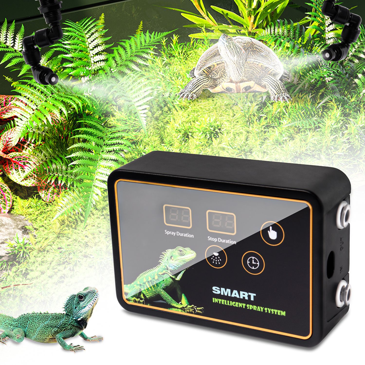 Automatic Reptile Spray System - Terrarium Fogger Ultrasonic reseña y precio