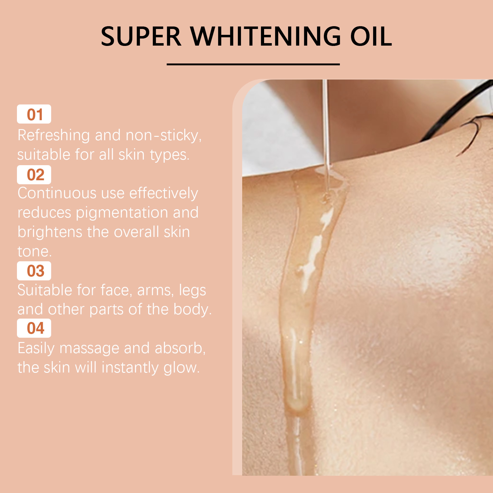 Body Whitening Oil 100ml Natur - Substrate Coconut Fiber reseña y precio