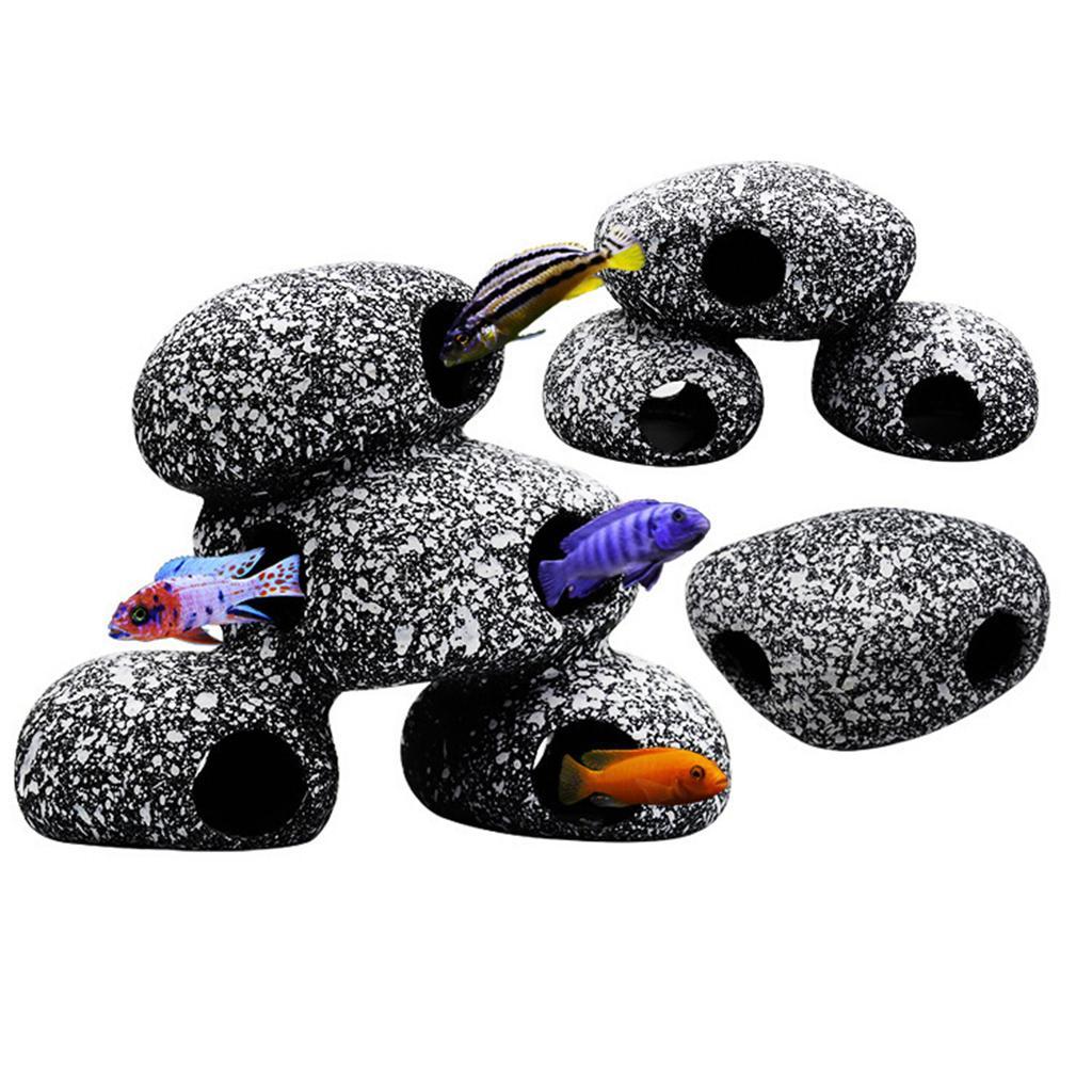 Aquarium Cave Fish Tank Hide O - Hide Cave Ceramic reseña y precio