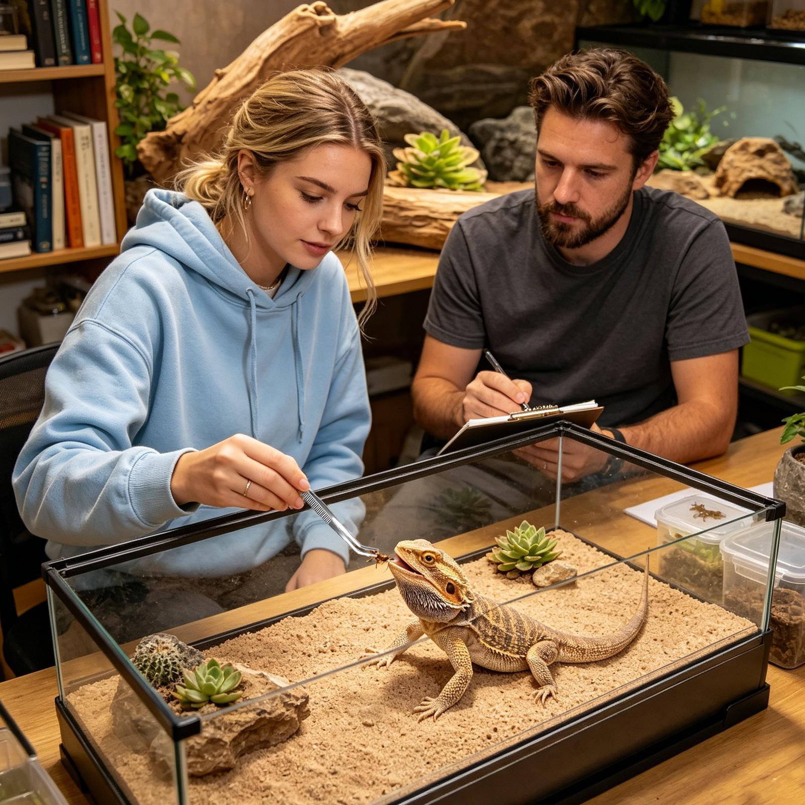Bearded Dragon Tank Cleaning K - Feeding Tong Stainless reseña y precio