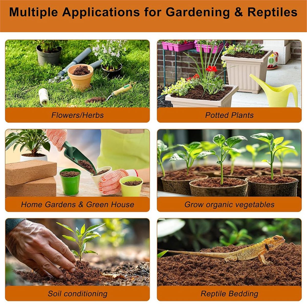 HITL 3 Pack Bricks, for Plants - Substrate Coconut Fiber reseña y precio