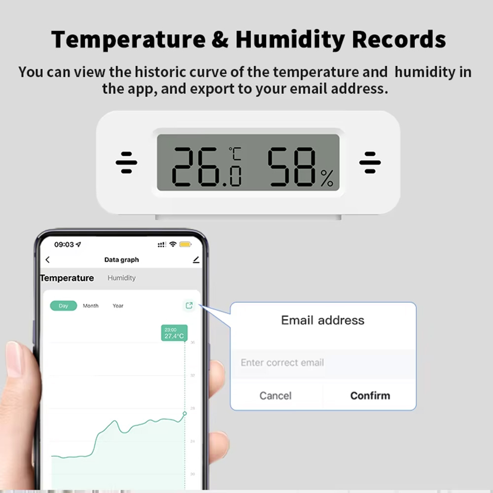 Tuya Zigbee WiFi Mini Temp & H - Digital Hygrometer Probe reseña y precio