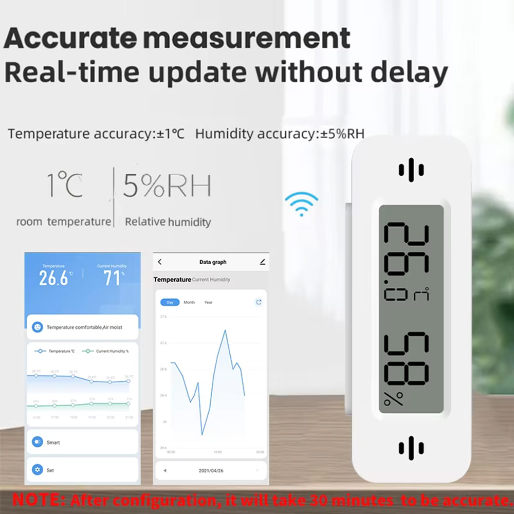 Tuya Zigbee WiFi Mini Temp & H - Digital Hygrometer Probe reseña y precio