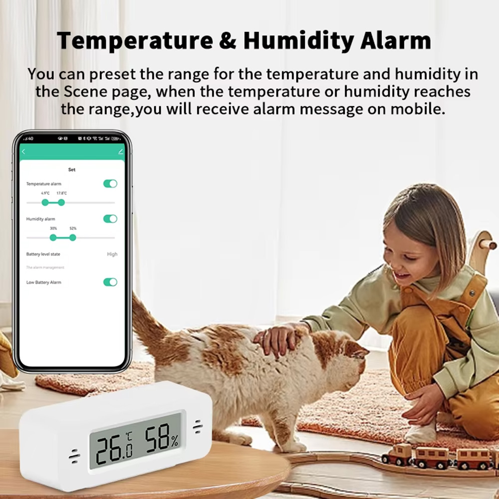 Tuya Zigbee WiFi Mini Temp & H - Digital Hygrometer Probe reseña y precio