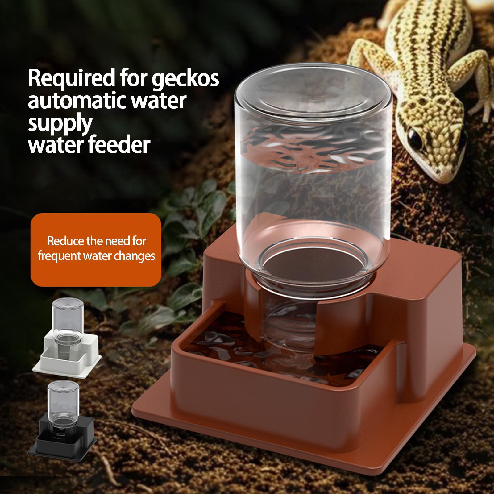 1pc Automatic Reptile Feeder A - Water Dish Reptile reseña y precio