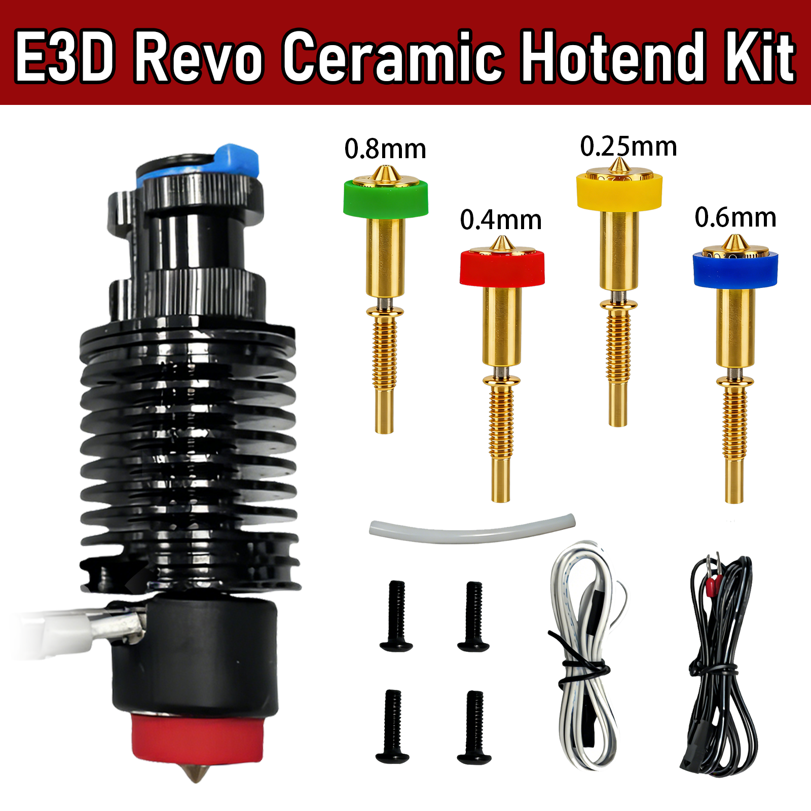 For E3D Revo Hotend Kit V6 Rad - Ceramic Heat Emitter reseña y precio