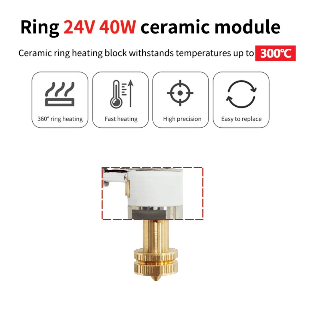 For E3D Revo Hotend Kit V6 Rad - Ceramic Heat Emitter reseña y precio